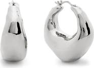 Monica Vinader Deia Bold Large Hoop Earrings