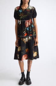 R13 Shredded Relaxed Midi Dress