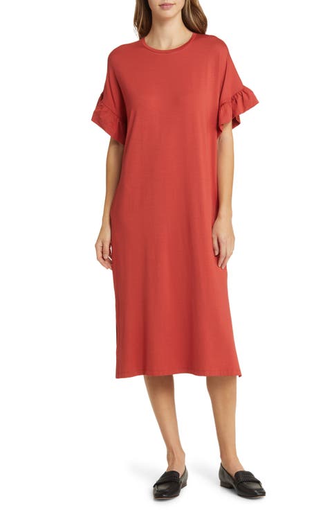 Nali Ruffle Sleeve Dress
