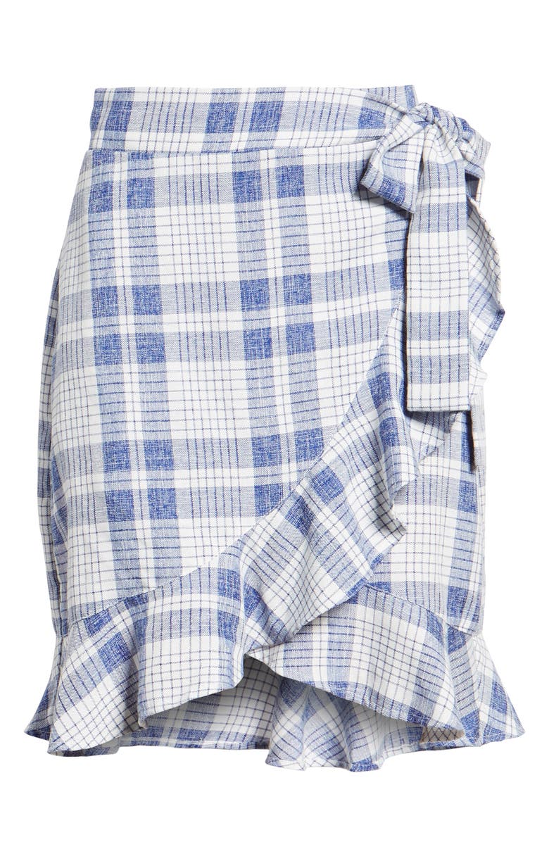 Somedays Lovin Playing Games Plaid Wrap Skirt, Alternate, color,