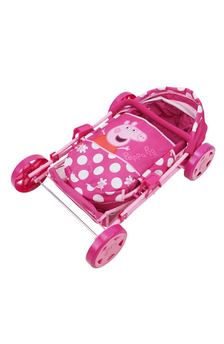 Peppa Pig Baby Classic Doll Pram Set Fits Dolls Up To 18", Alternate, color, Pink