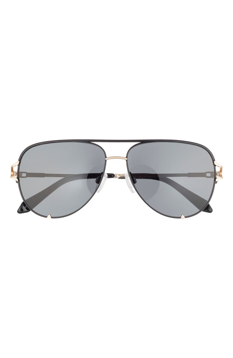 QUAY 60mm Aviator Sunglasses, Main, color,