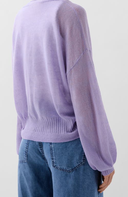Scalpers Alpaca V Jumper In Purple
