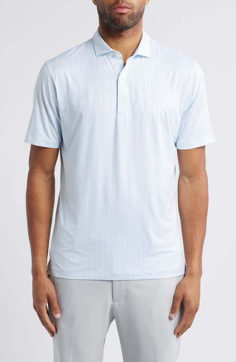 Glidey Dot Print PREP-FORMANCE Golf Polo