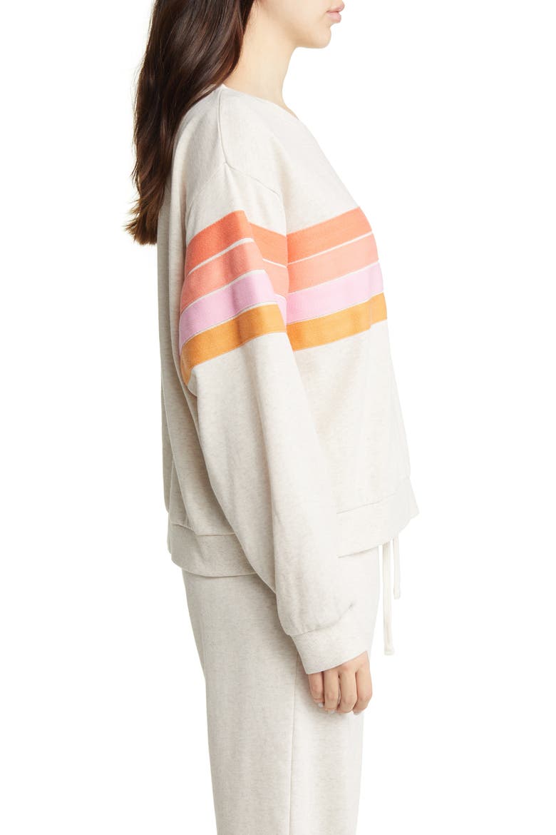 Day Break Crewneck Cotton Sweatshirt, Alternate, color, OATMEAL MARLE