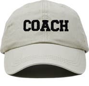Dalix Coach Embroidered Sports Dad Cap