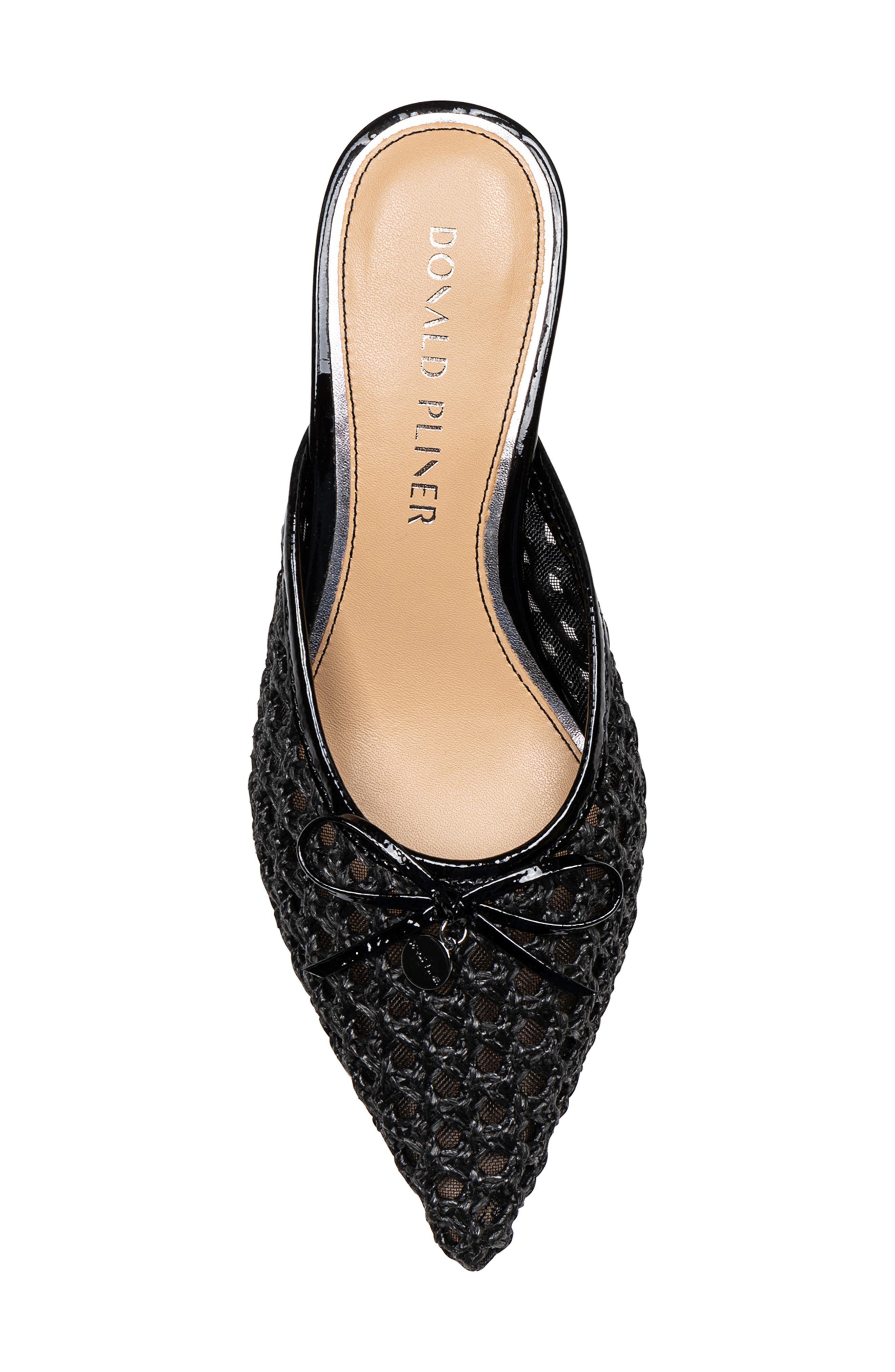 Donald Pliner Soel Woven Raffia Bow Mule, Alternate, color, 