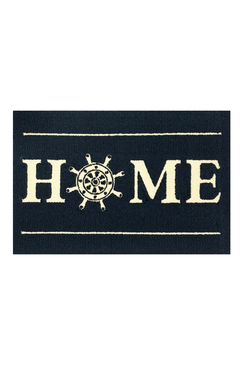 Home Helm Doormat, Main, color, INDIGO WHITE