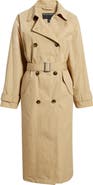 Bernardo Long Double Breasted Trench Coat