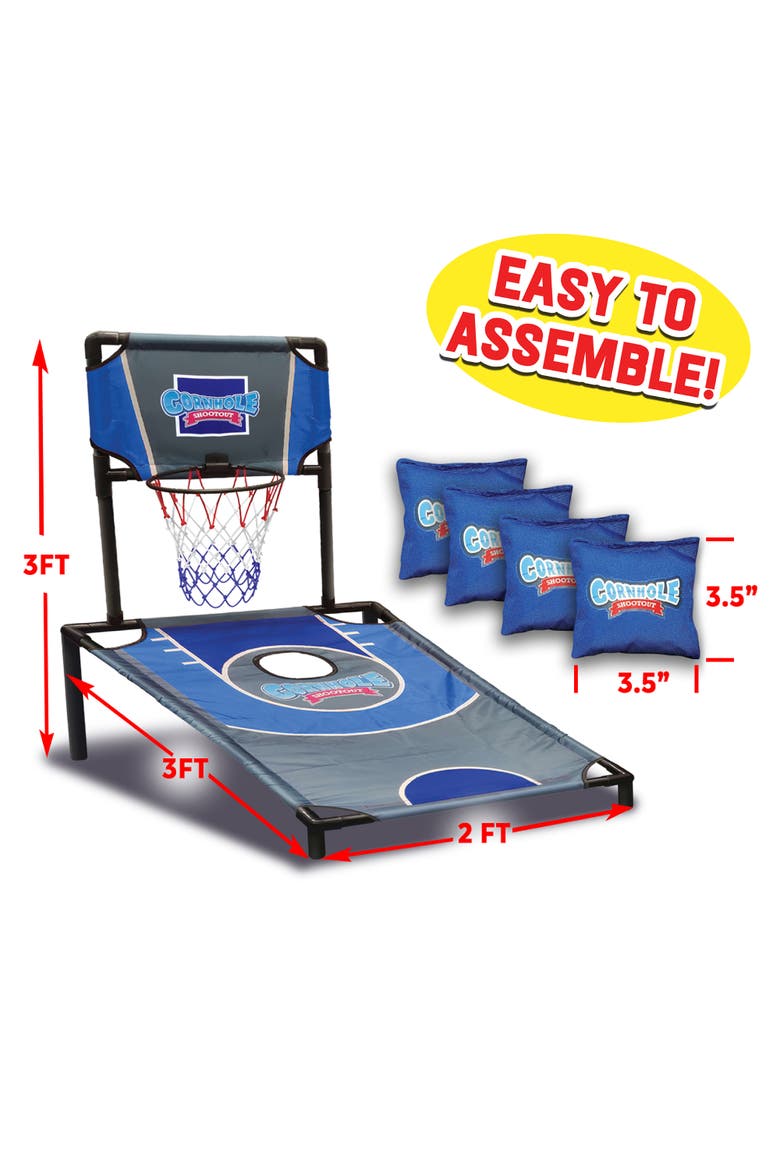 Cornhole Shootout 2In1 Games, Ages 6+, Alternate, color, Multicolored