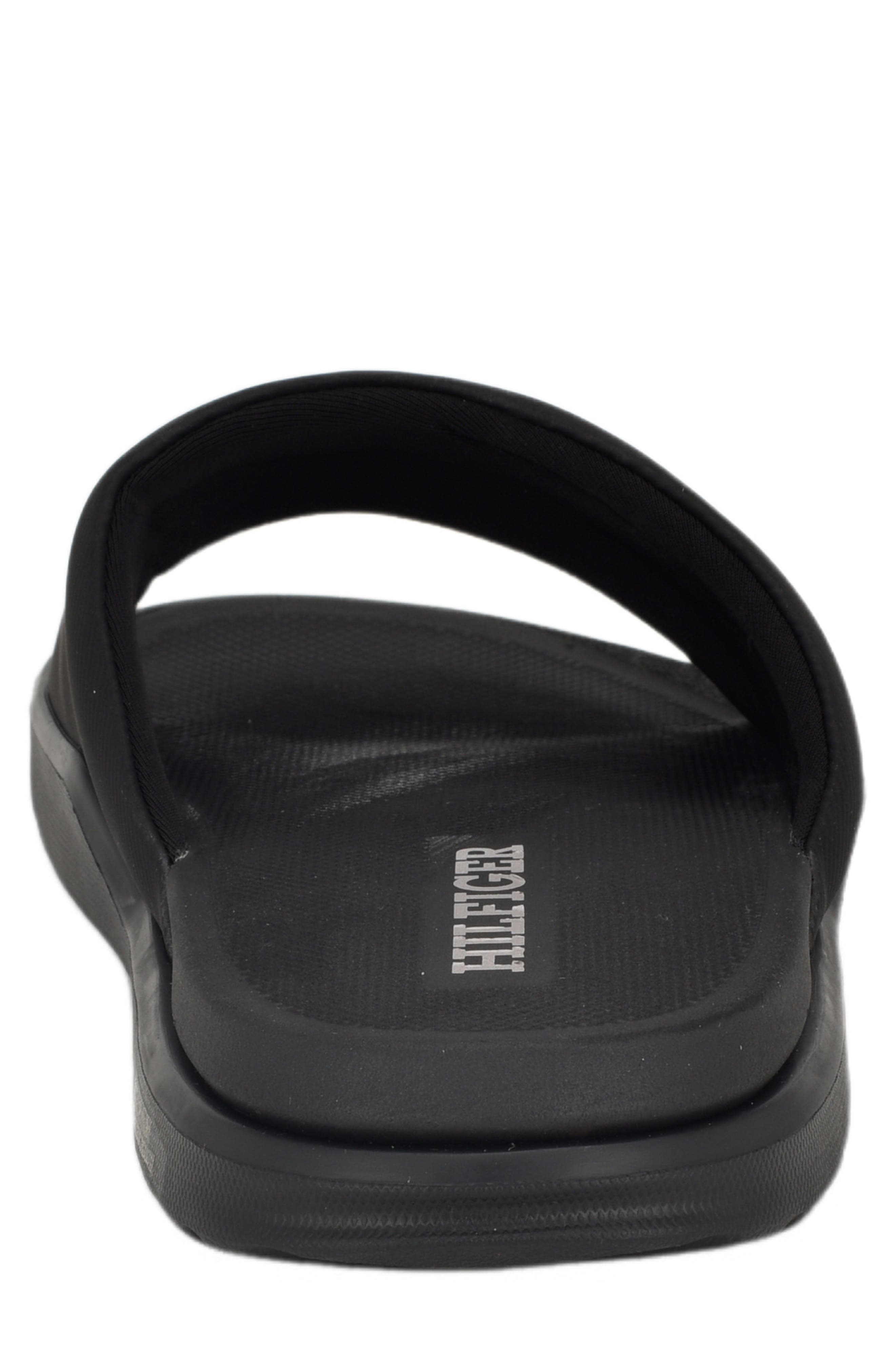 Tommy Hilfiger Marmo Slide Sandal, Alternate, color, Black 001