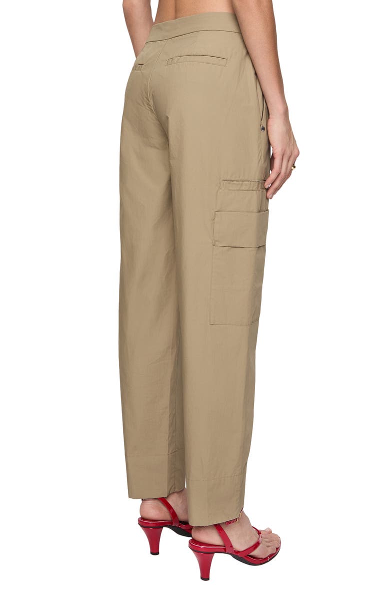 Rebecca Minkoff Callie Crop Straight Leg Pants, Alternate, color, Linen