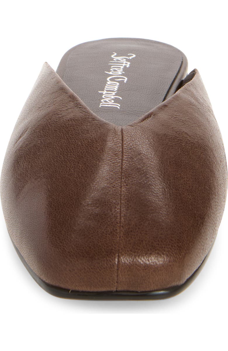 Jeffrey Campbell Advocate Square Toe Mule, Alternate, color, Coffee