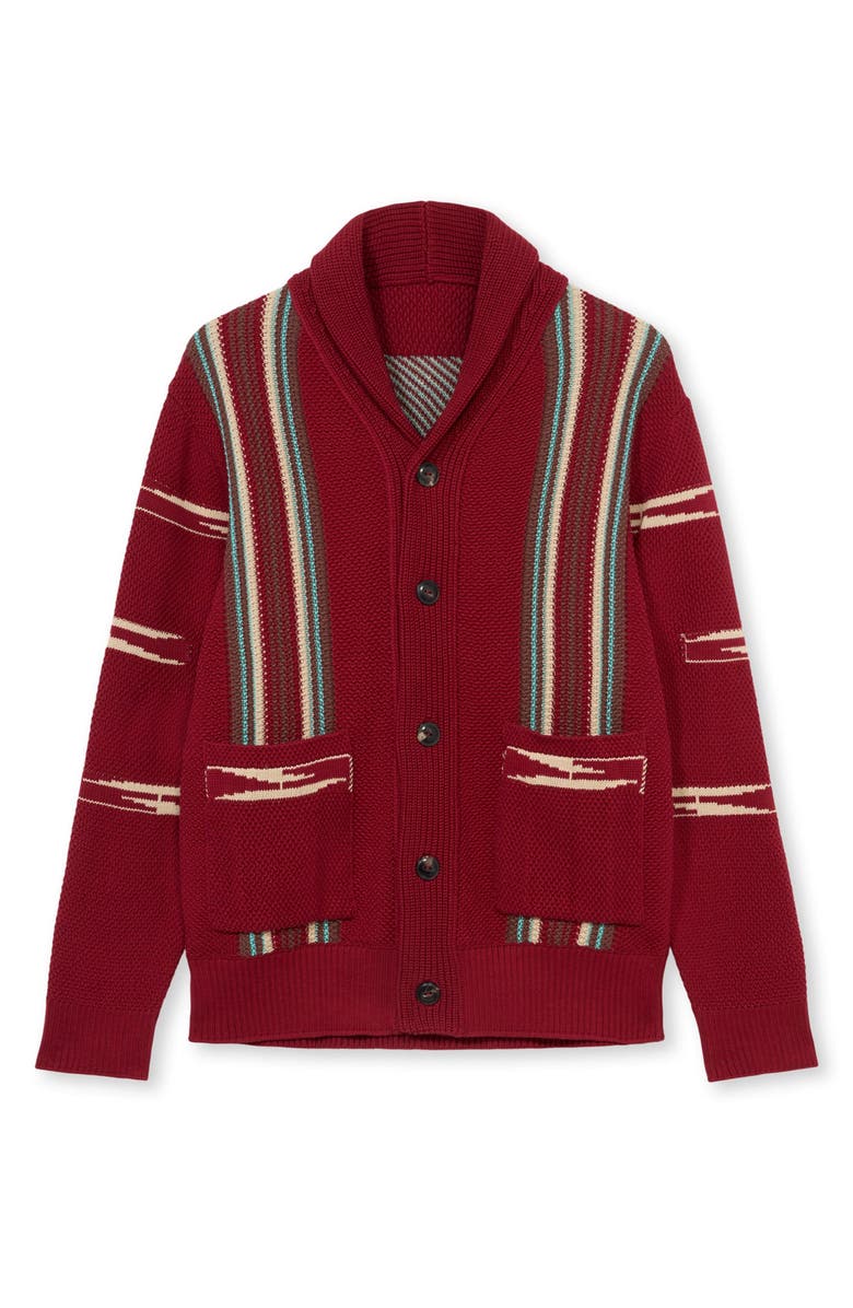 Fortela Henryc Navajo Cotton Cardigan, Main, color, M2x