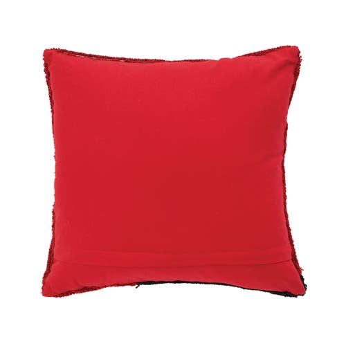 C & F Home C&f Home Lab & Wreath Hooked Christmas Throw Pillow, 18" X 18" In Red