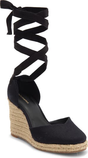 Camilla Lace Up Espadrille Wedge Sandal