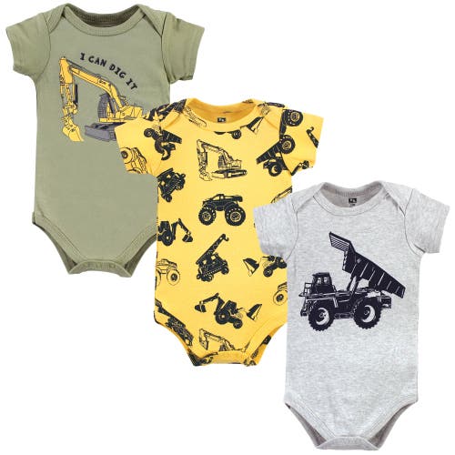 Hudson Baby Cotton 3-piece Bodysuit Bundle In Multi