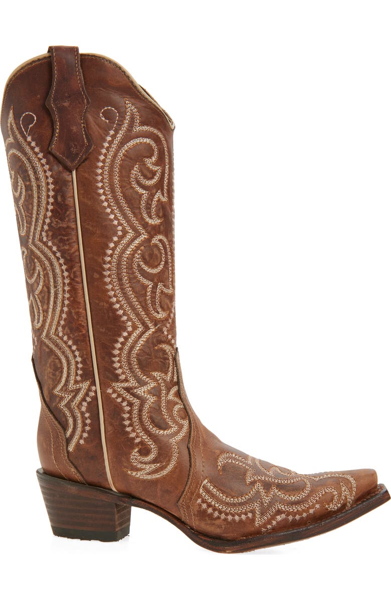 CIRCLE G Embroidered Western Boot, Alternate, color,
