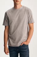 Mavi Jeans Pale Brown Slub Cotton Blend T-Shirt