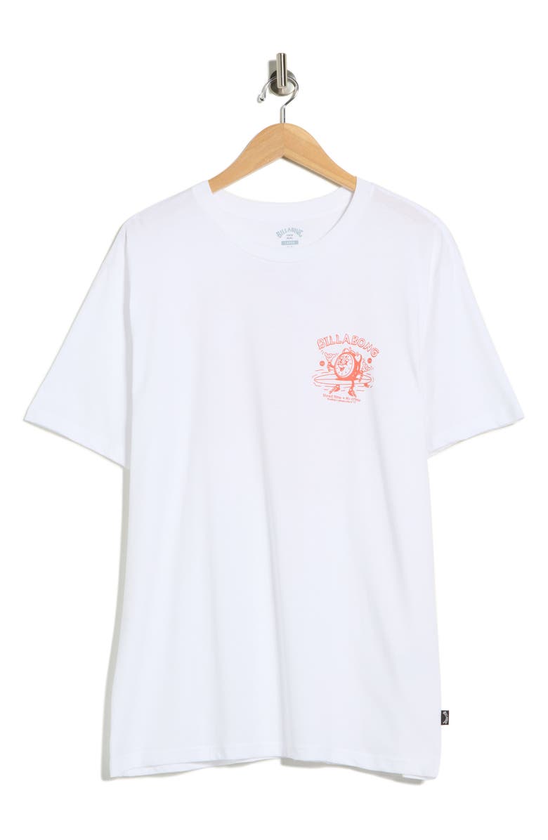 Billabong Time Premium Graphic T-Shirt, Alternate, color, White