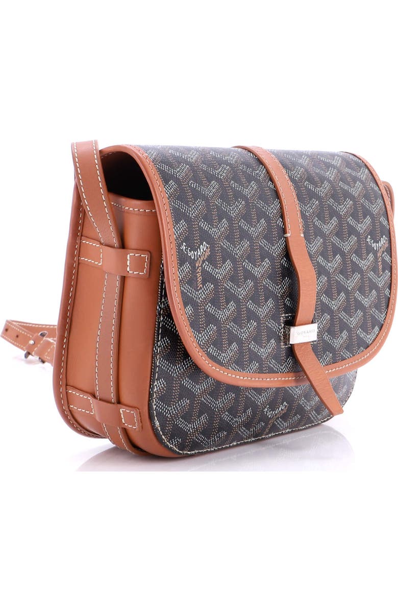 Pre-Owned Goyard Belvedere II Messenger Bag Coated Canvas PM, Alternate, color, Brown