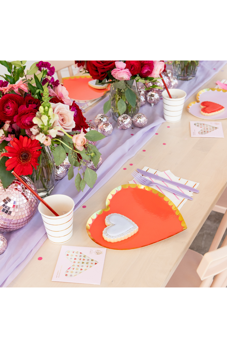 Daydream Society In My Heart Valentine's Day Large Plates, Alternate, color, Assorted Pre-Pack