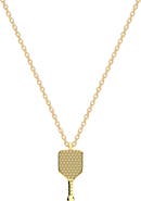 GABI RIELLE Pickeball Racket Pendant Necklace