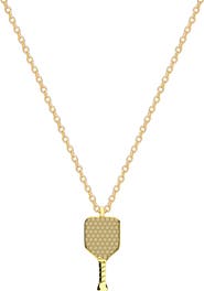 GABI RIELLE Pickeball Racket Pendant Necklace