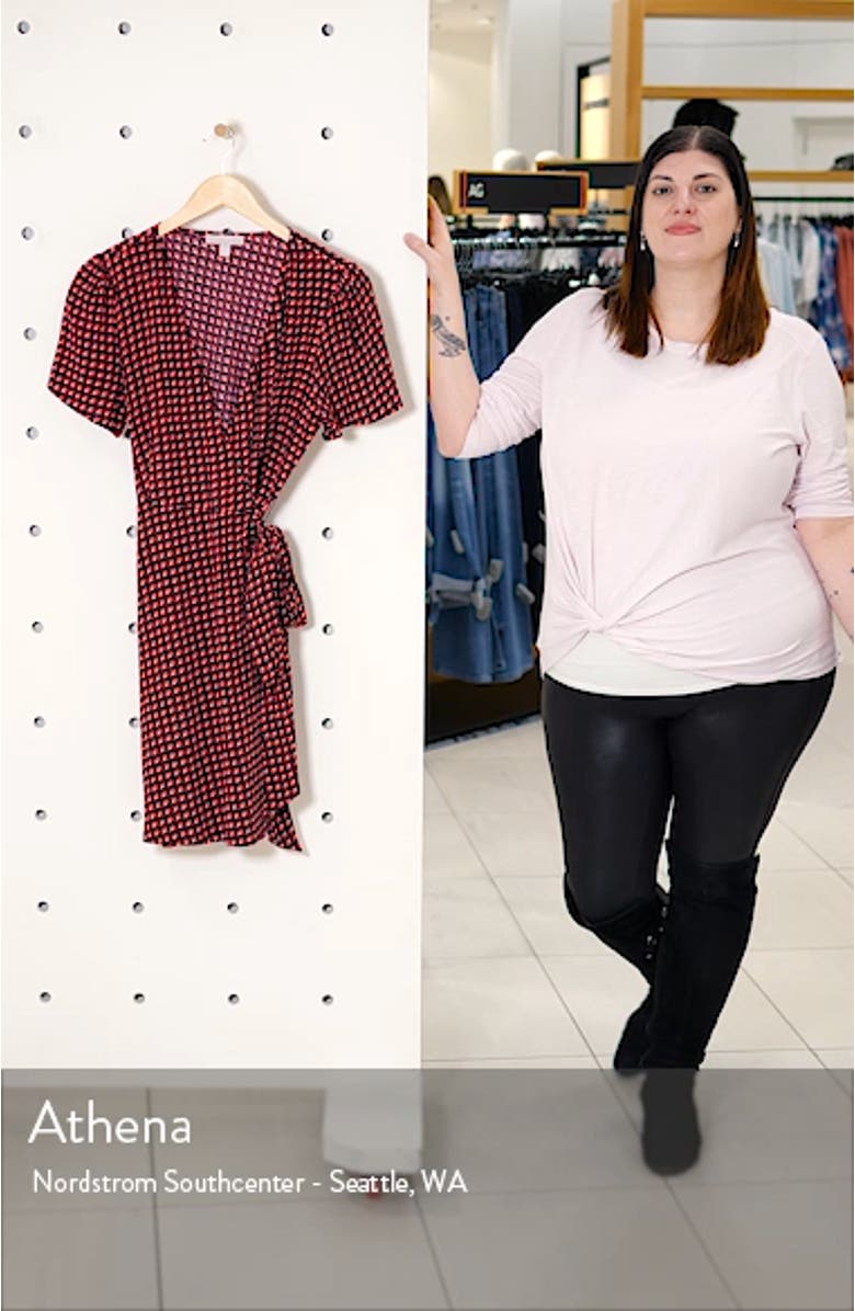 Print Wrap Minidress, sales video thumbnail