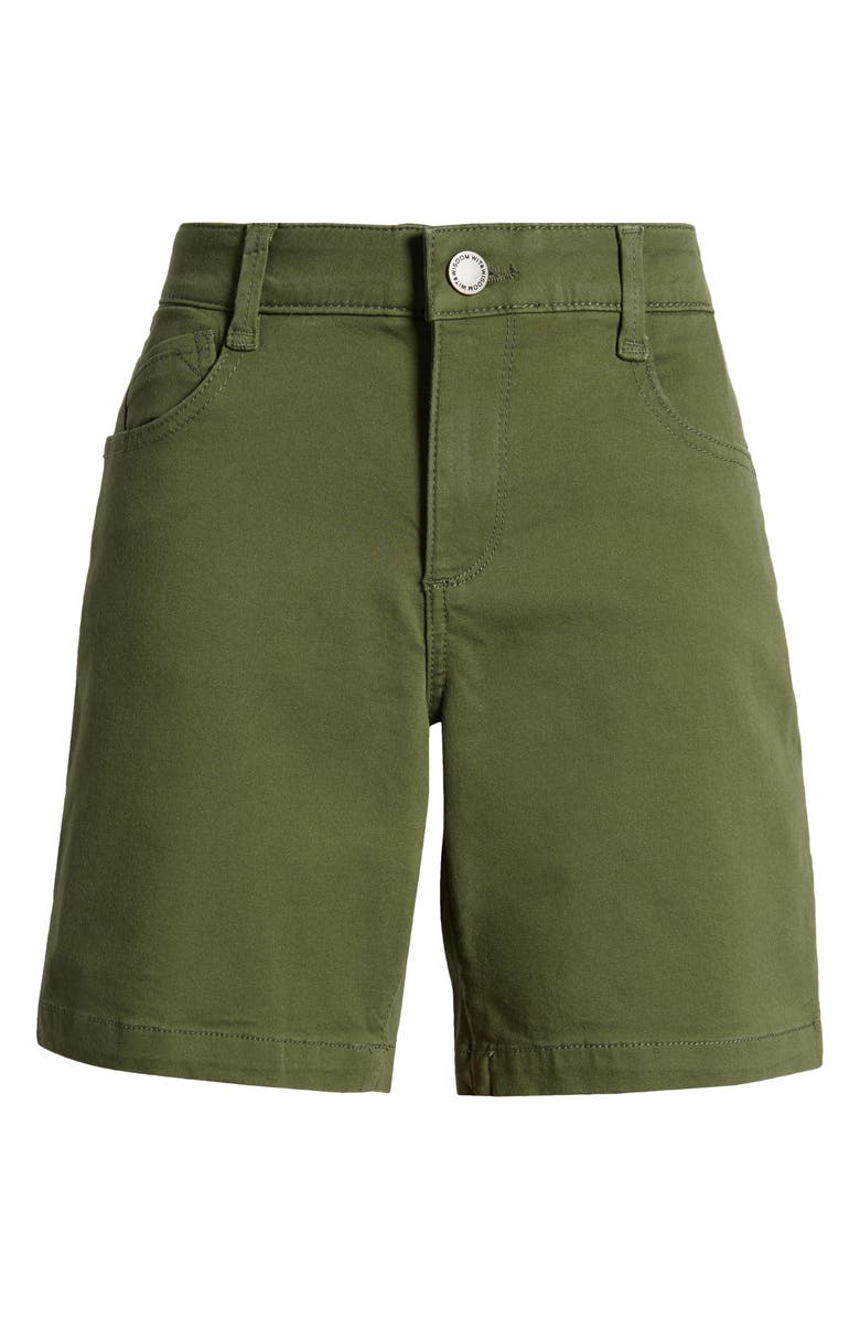 Wit & Wisdom 'Ab'Solution Mid Length Stretch Twill Shorts, Alternate, color, Celadon