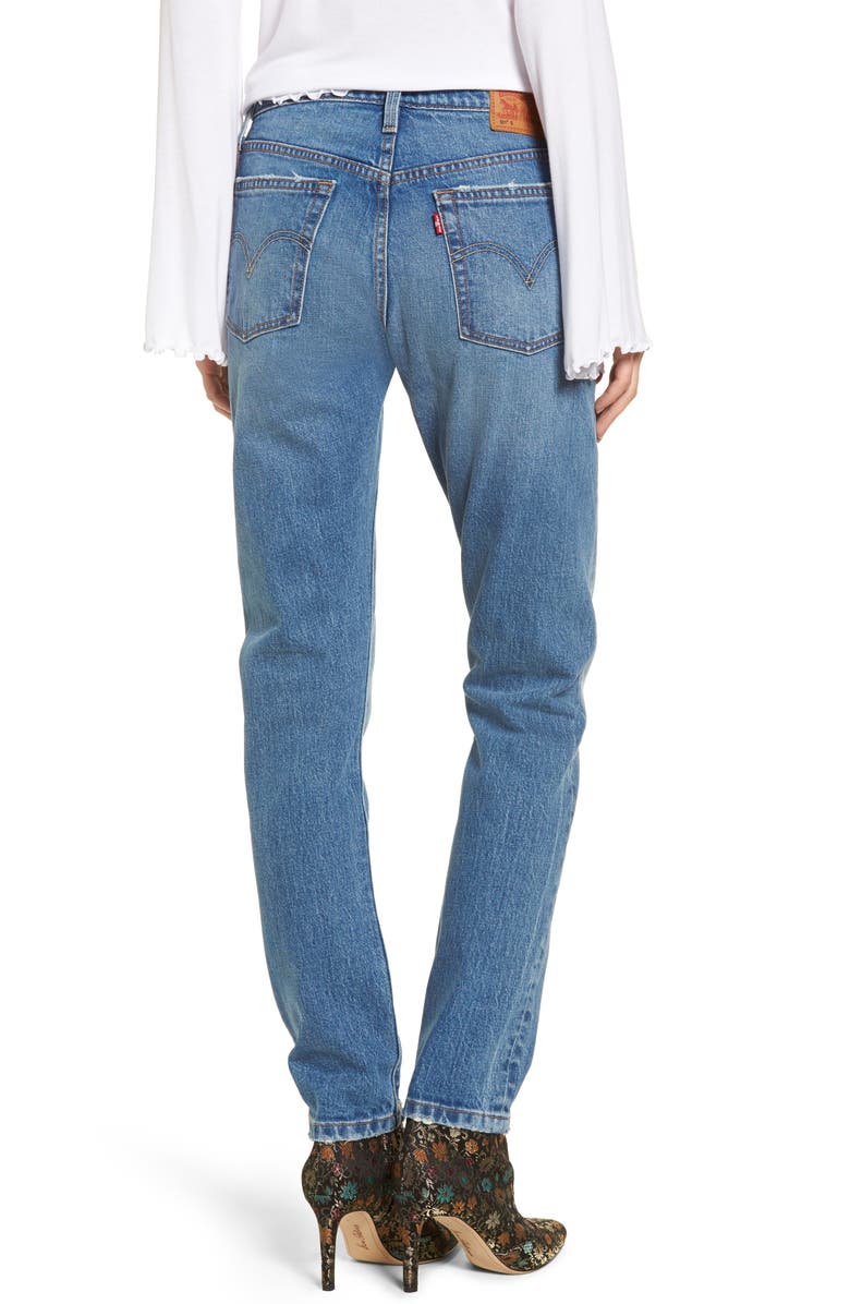 Levi's<sup>®</sup> 501 High Waist Skinny Jeans, Alternate, color,