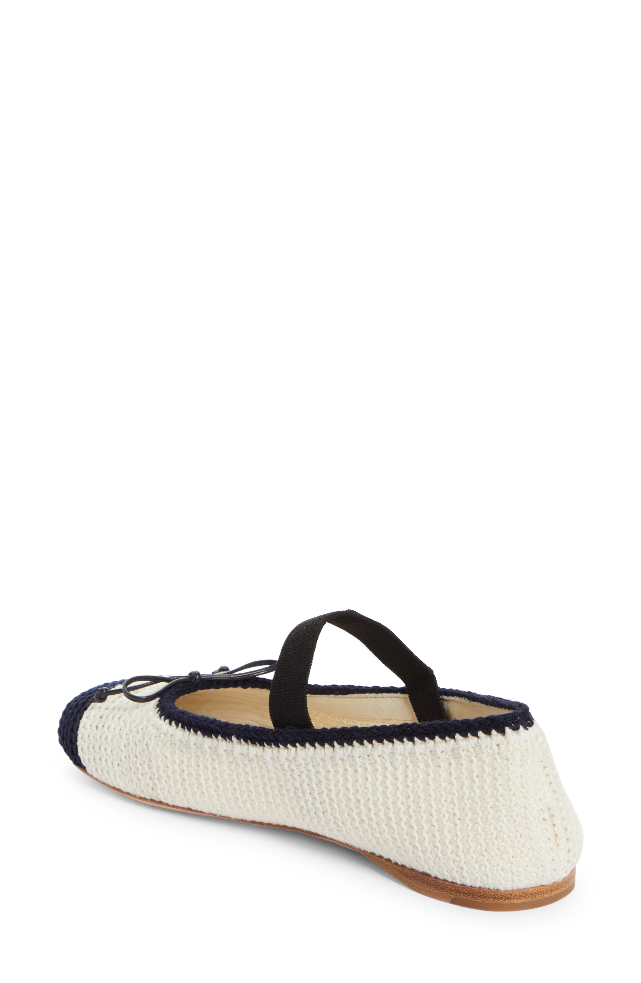 Miu Miu Lea Cap Toe Ballet Flat, Alternate, color, 