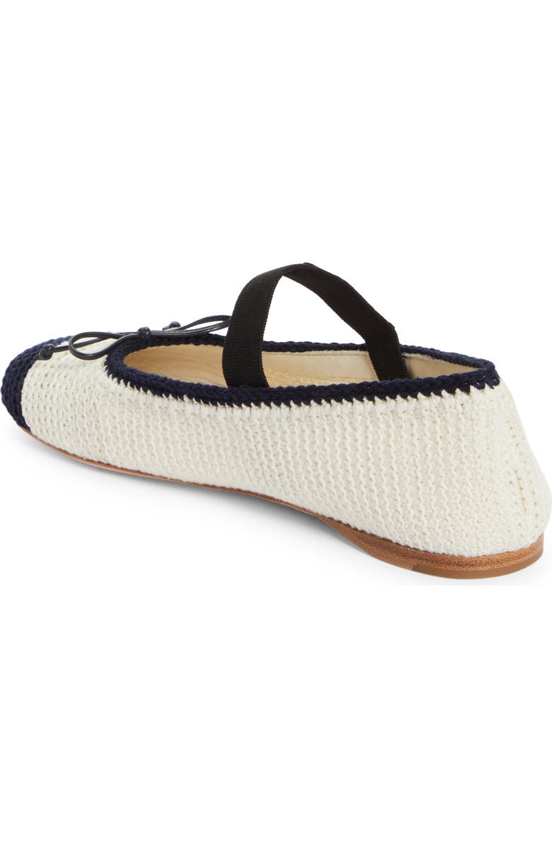 Miu Miu Lea Cap Toe Ballet Flat, Alternate, color,