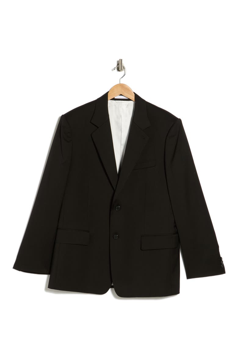 Classic Wool Suit Blazer, Main, color, BLACK
