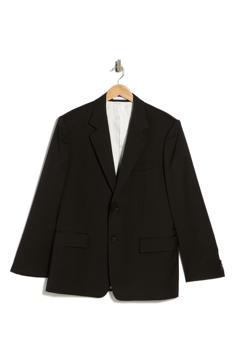 Helmut Lang Classic Wool Suit Blazer, Main, color, Black