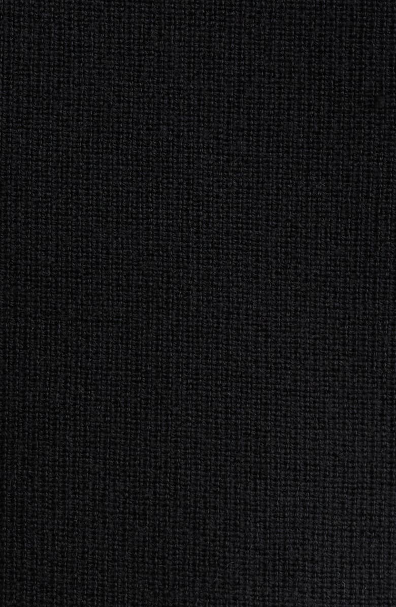 MERZ B SCHWANEN Merino Ribbed Crewneck Sweater, Alternate, color, Deep Black