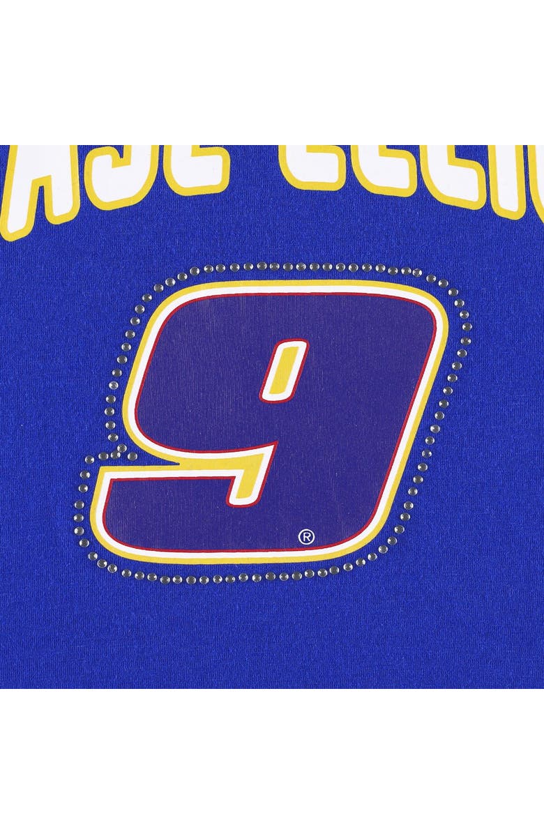 G-III 4HER BY CARL BANKS Women's G-III 4Her by Carl Banks Royal/Yellow Chase Elliott Box Score T-Shirt, Alternate, color, 