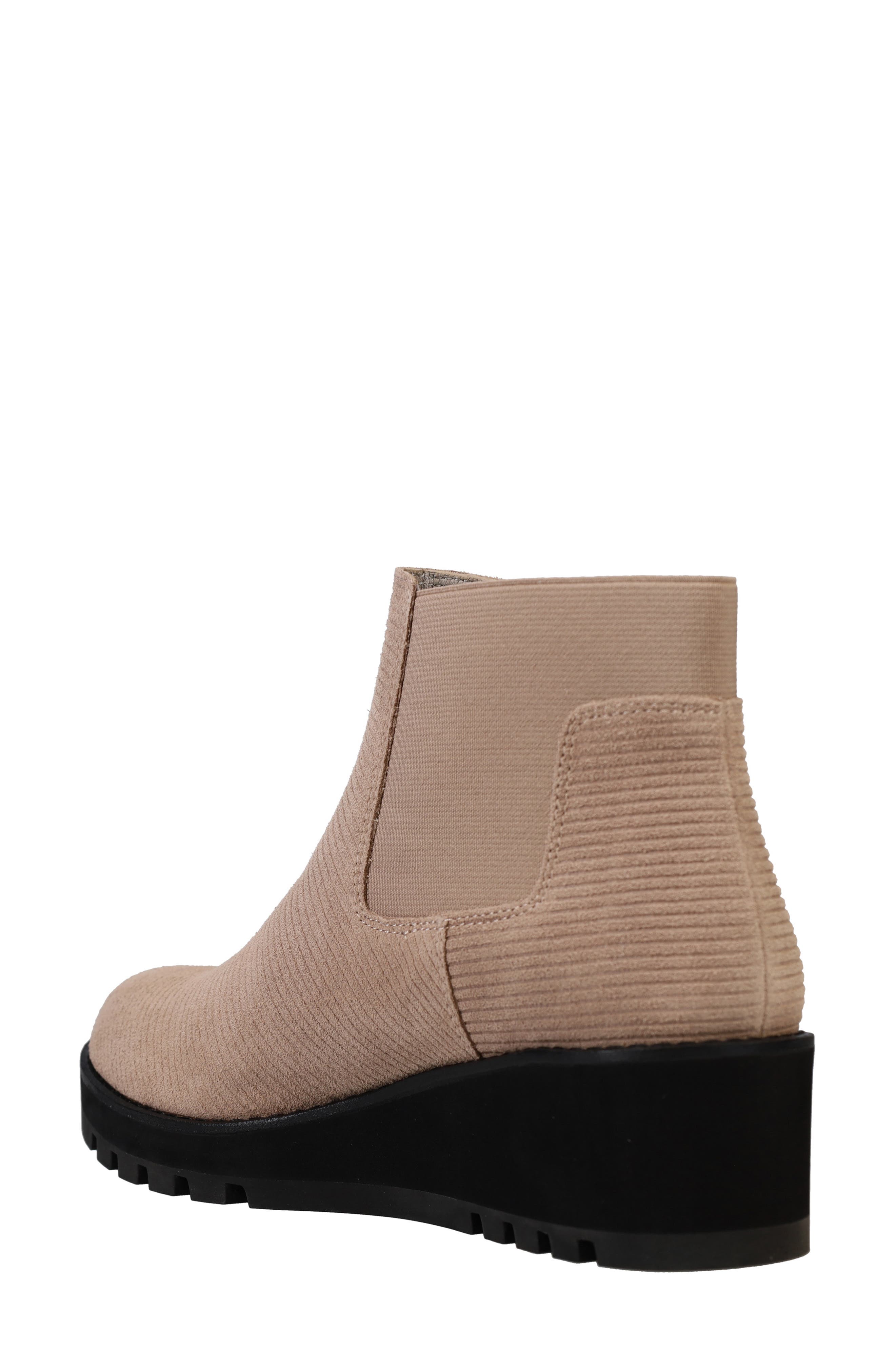 Eileen Fisher Chelsea Wedge Bootie, Alternate, color, Taupe