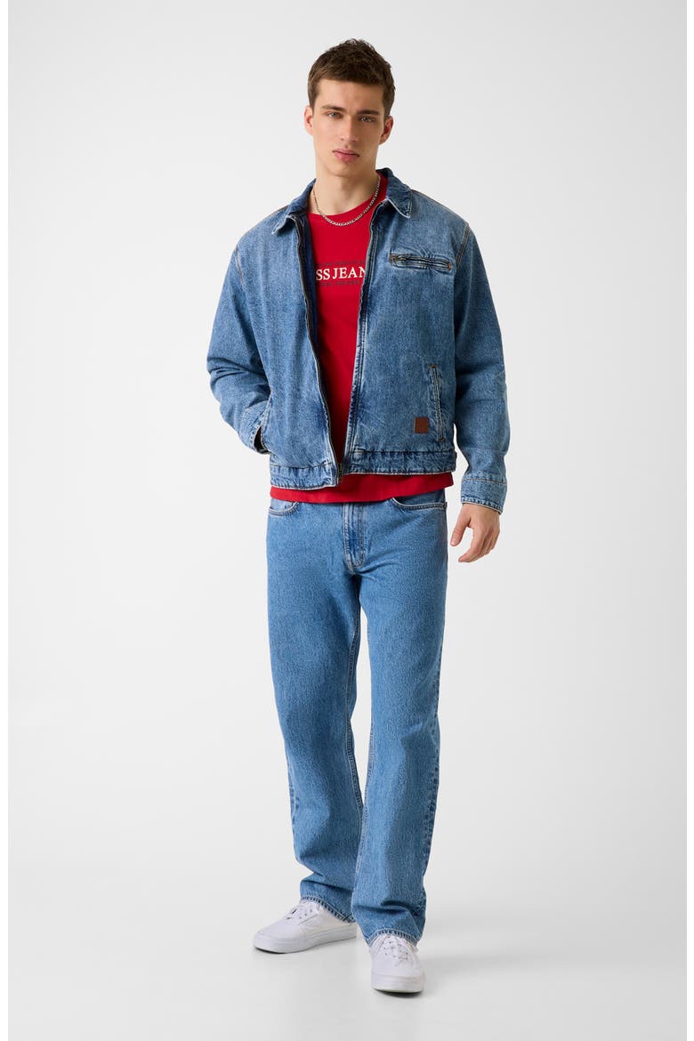 G16 Straight Leg Jeans, Alternate, color, BLUE