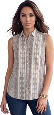 Roaman's Kate Sleeveless Shirt