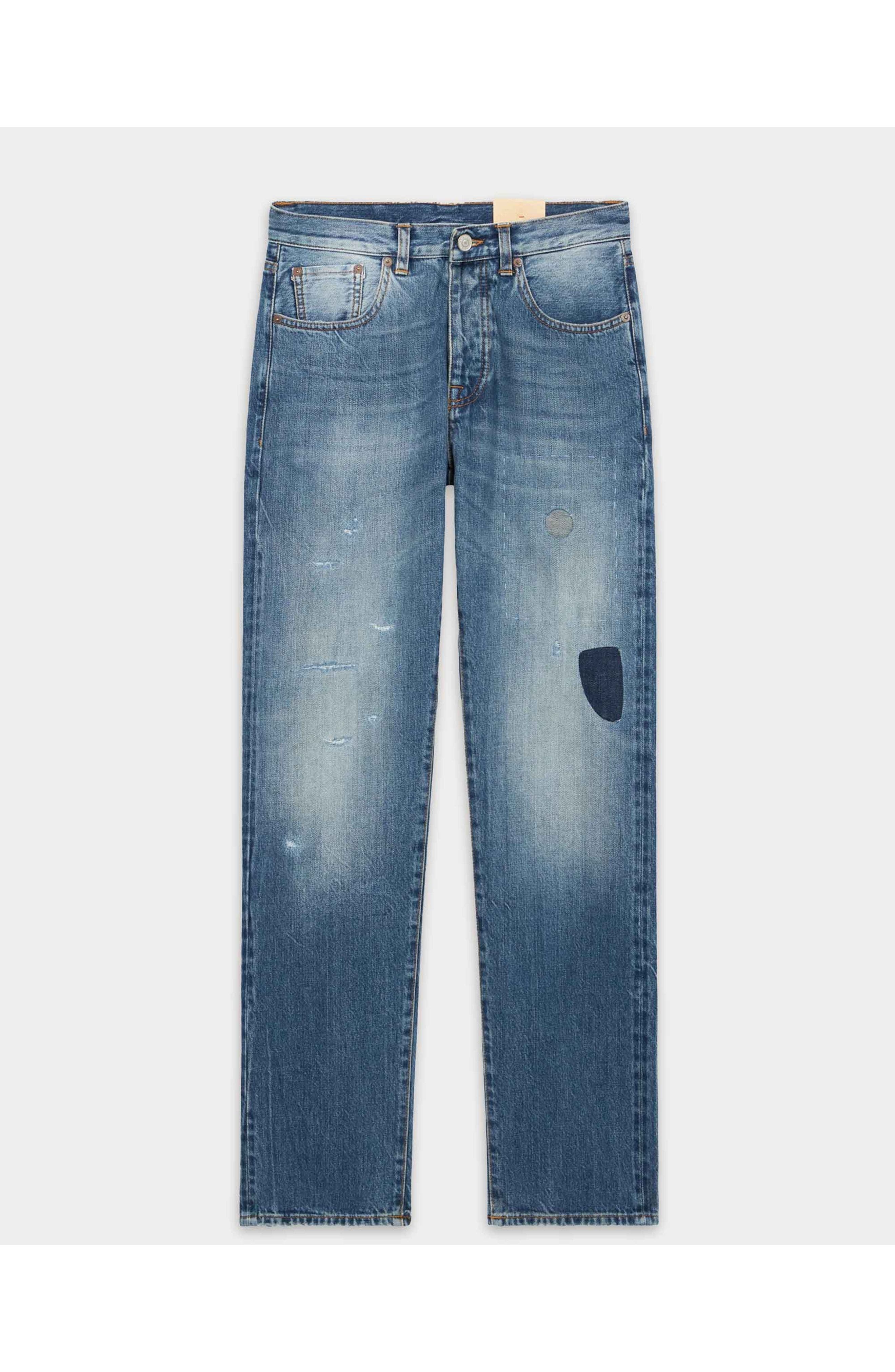 911 Superjohn Japan Selvedge 5 Pocket High Waist Denim Pants - image 3