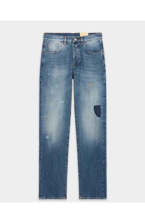 911 Superjohn Japan Selvedge 5 Pocket High Waist Denim Pants