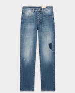 Fortela 911 Superjohn Japan Selvedge 5 Pocket High Waist Denim Pants