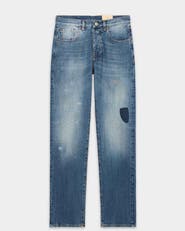 Fortela 911 Superjohn Japan Selvedge 5 Pocket High Waist Denim Pants