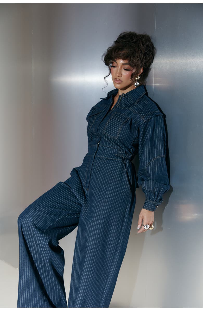OFUURE Jakki Jumpsuit, Alternate, color, Denim