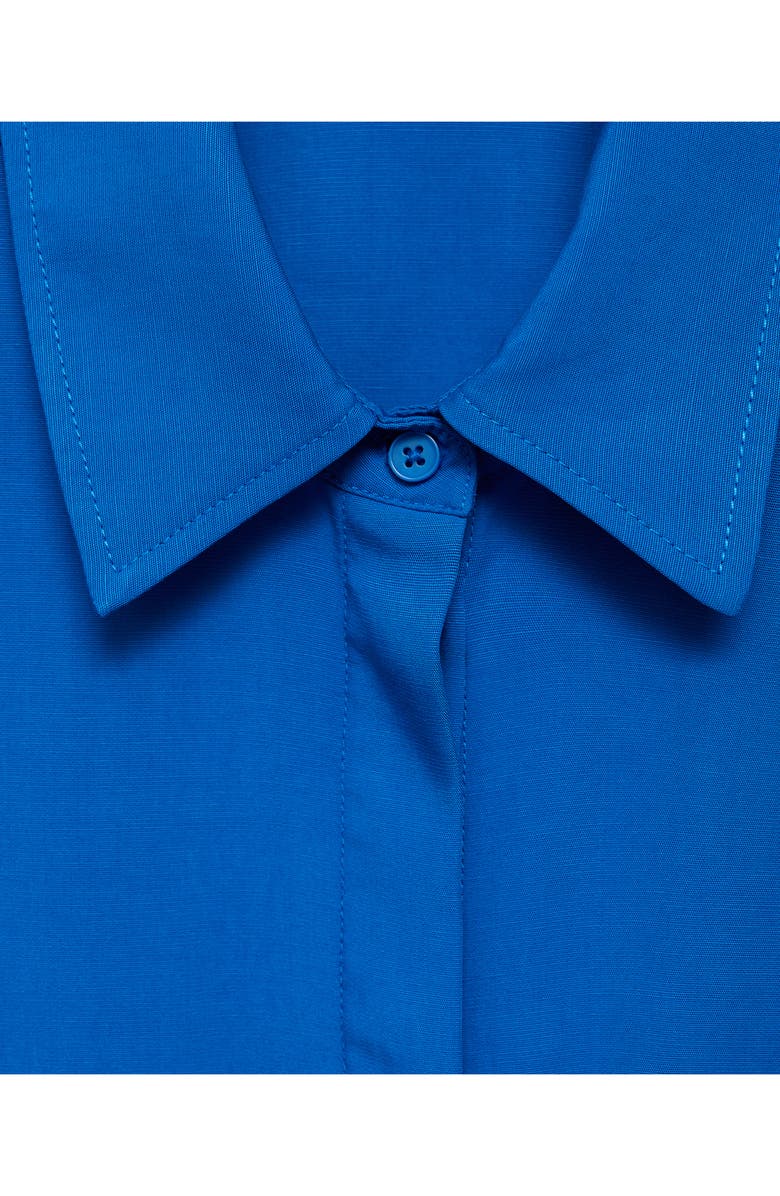 MANGO Pocket Button-Up Shirt, Alternate, color, Blue