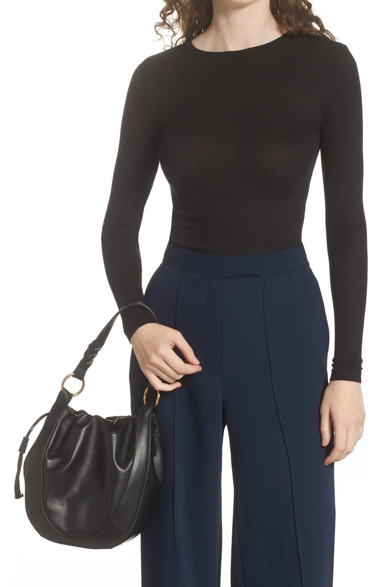 Ulla Johnson Hilma Leather Bucket Bag, Alternate, color,