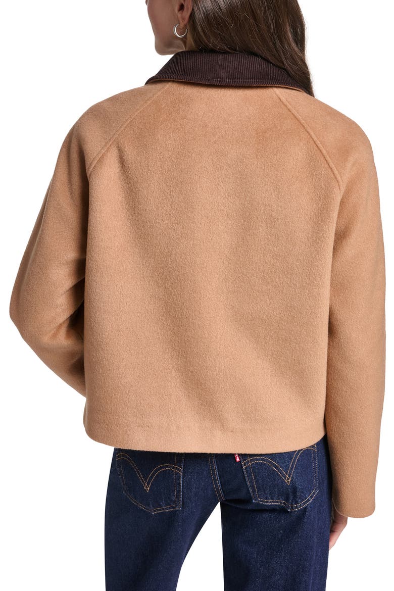 Wool Blend Barn Jacket, Alternate, color, CAMEL