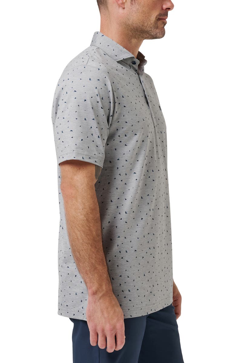 TravisMathew Coffee House Polo, Alternate, color, Heather Medium Grey