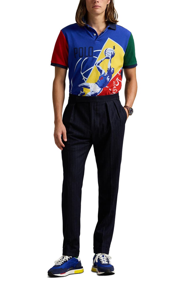 Polo Ralph Lauren Classic Fit Basketball Mesh Polo, Alternate, color,